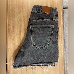 BDG black jean shorts.